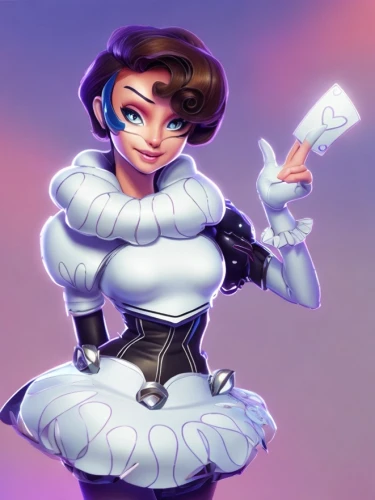 lady medic,princess leia,tracer,kosmea,marguerite,rockabella,sailor,maid,diamond background,vector girl,nora,widow flower,diamond back,stylized macaron,rarity,cg artwork,delta sailor,pixie-bob,cosmetic,ice queen,Common,Common,Cartoon