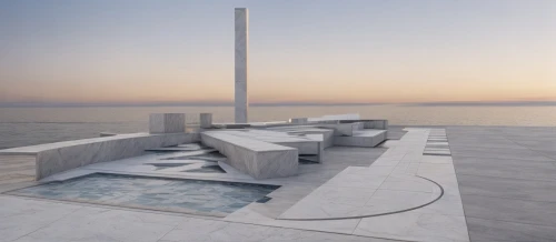 infinity swimming pool,skyscapers,roof top pool,concrete construction,exposed concrete,futuristic art museum,concrete slabs,water wall,archidaily,offshore wind park,floor fountain,reflecting pool,the dead sea,aqua studio,3d rendering,concrete blocks,the third largest salt lake in the world,sochi,flat roof,monument protection,Architecture,General,Modern,Renaissance Reviva