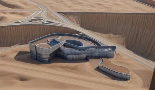 solar cell base,dunes house,area 51,mining facility,desert racing,dubai desert,admer dune,futuristic architecture,construction area,dust plant,crescent dunes,dune ridge,development concept,concrete plant,san dunes,the desert,arid land,eco-construction,masada,3d rendering,Architecture,General,Futurism,Dynamic Modernism