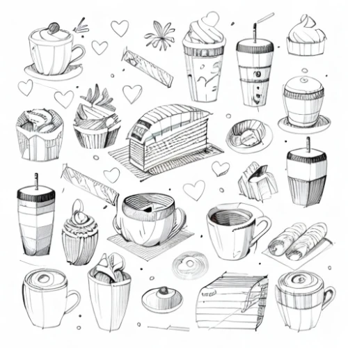 grilled food sketches,food icons,coffee tea illustration,baking equipments,kitchenware,cookware and bakeware,drink icons,houses clipart,cake decorating supply,cupcake pattern,ice cream icons,teapots,coffee cups,food line art,ice cream maker,tableware,coffee icons,clipart cake,tea cups,scrapbook clip art