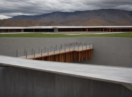 corten steel,exposed concrete,reflecting pool,death valley,concrete slabs,water wall,badwater basin,roof landscape,amphitheater,flat roof,concrete wall,the eternal flame,tekapo,concrete construction,aileron,badwater,military cemetery,archidaily,school benches,table shuffleboard,Architecture,General,Masterpiece,Social Modernism