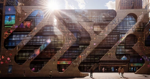 hudson yards,cube stilt houses,glass facade,futuristic architecture,3d rendering,building honeycomb,glass facades,steel sculpture,daylighting,public art,hafencity,glass building,honeycomb structure,hoboken condos for sale,mixed-use,barangaroo,archidaily,solar cell base,meatpacking district,cubic house
