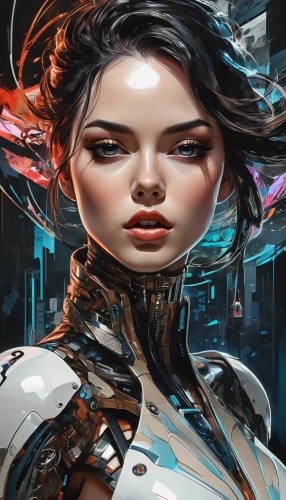 cyborg,sci fiction illustration,cybernetics,cyberpunk,scifi,cyberspace,biomechanical,valerian,echo,cyber,sci fi,world digital painting,eve,bjork,neottia nidus-avis,ai,transistor,symetra,fantasy portrait,sci-fi,Conceptual Art,Sci-Fi,Sci-Fi 24