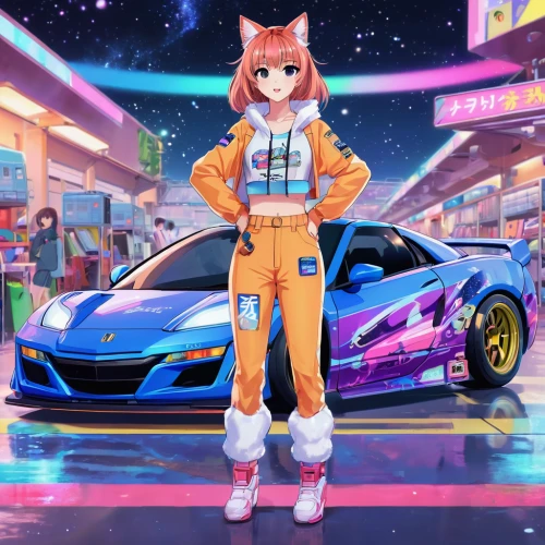 puma,toyota ae85,fox,acura,honda nsx,racing road,kitsune,nyan,colorful background,desert fox,mazda,anime japanese clothing,tracksuit,automobile racer,3d car wallpaper,lynx,elektrocar,80s,cat vector,race car driver,Illustration,Japanese style,Japanese Style 03