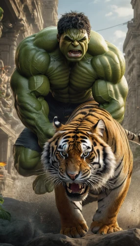 avenger hulk hero,hulk,minion hulk,incredible hulk,tigerle,aaa,cleanup,digital compositing,bengalenuhu,patrol,world digital painting,mow,strongman,big cat,cgi,photoshop manipulation,tiger png,marvel of peru,cat warrior,anthropomorphized animals,Photography,General,Natural