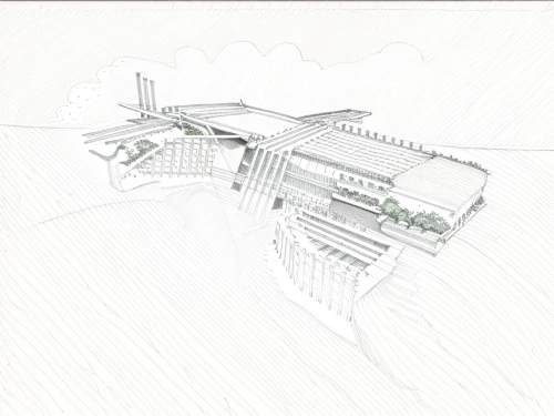cargo plane,motor plane,airspace,transport hub,aircraft construction,line drawing,aerial landscape,reconstruction,narrow-body aircraft,orthographic,technical drawing,gyroplane,flight image,sky space concept,helipad,flyover,kirrarchitecture,plane,isometric,archidaily,Design Sketch,Design Sketch,Hand-drawn Line Art