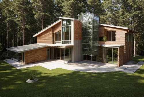 3d rendering,house in the forest,timber house,render,eco-construction,wooden house,modern house,small cabin,cubic house,log cabin,frame house,inverted cottage,mid century house,danish house,floorplan home,modern architecture,house drawing,3d rendered,chalet,3d render,Architecture,General,Modern,Minimalist Serenity
