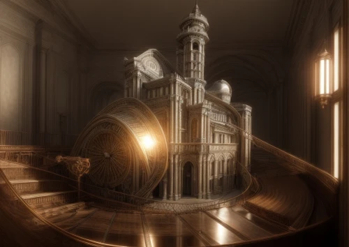 circular staircase,winding staircase,staircase,spiral staircase,haunted cathedral,saint isaac's cathedral,stairwell,pantheon,3d render,neoclassical,3d rendering,3d rendered,outside staircase,stairs,panopticon,stairway,cathedral,sepulchre,winding steps,gold castle,Common,Common,Natural