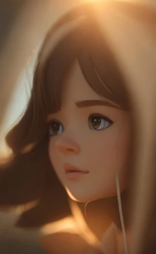 worried girl,b3d,anime 3d,child crying,mystical portrait of a girl,3d rendered,worried,tangled,little girl in wind,moana,animation,sorrow,cinnamon girl,child girl,determination,3d render,girl portrait,agnes,cg,cg artwork,Game&Anime,Pixar 3D,Pixar 3D