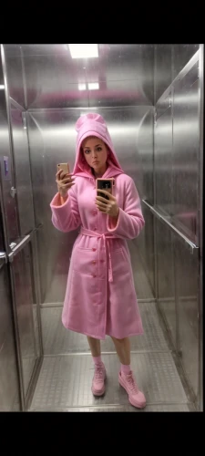 rain suit,elevator,raincoat,baby frame,little girl in pink dress,pink lady,protective suit,pink panther,bathrobe,elevators,pink large,media player,little girl running,lift,capsule hotel,htc one,revolving door,color pink,pink october,pink squares