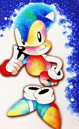 sonic the hedgehog,sega,edit icon,png image,rainbow pencil background,falco peregrinus,donald duck,retro background,fairy penguin,2022,colored crayon,hedgehog child,snow drawing,infinite snow,tails,zero,sega genesis,colored pencil background,test pattern,hedgehog,Game&Anime,Doodle,Children's Color Manga