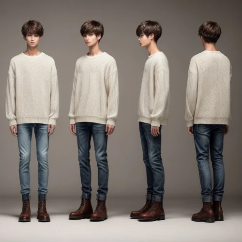 long-sleeved t-shirt,daddy longlegs,jeans pattern,mannequins,long bean,mannequin,knitwear,mirroring,boy model,violin neck,men's wear,boys fashion,flower line,man's fashion,shoulder length,manikin,jeon,tall man,skinny jeans,menswear,Common,Common,Natural