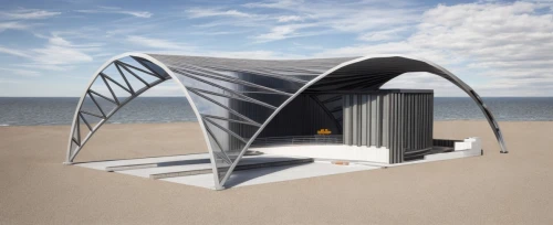 beach tent,solar cell base,beach hut,coastal protection,fishing tent,lifeguard tower,cooling tower,offshore wind park,folding roof,outdoor structure,cooling house,pop up gazebo,bus shelters,roof tent,sewage treatment plant,eco-construction,solar battery,cubic house,moveable bridge,prefabricated buildings,Architecture,General,Modern,Creative Innovation
