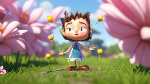 cartoon flowers,flower background,spring background,cute cartoon character,cinema 4d,blooming field,daffodils,flowers png,animated cartoon,david-lily,anthers,springtime background,character animation,flower fairy,conker,field of flowers,shallot,cheery-blossom,flying dandelions,cute cartoon image,Common,Common,Cartoon