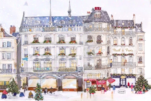 watercolor paris,watercolor paris shops,watercolor paris balcony,grand hotel,honfleur,orsay,harrods,hotel de cluny,department store,paris shops,quebec,facade painting,restaurant bern,wenceslas square,christmas market,place saint-pierre,balmoral hotel,fontainebleau,amboise,paris cafe