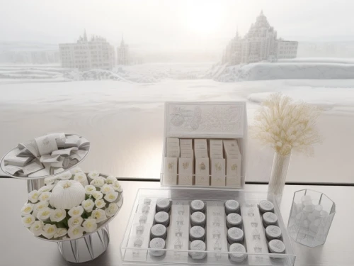 salt bar,fragrant snow sea,place cards,fleur de sel,white chocolates,crown chocolates,coconut bar,white temple,spa items,coconut cubes,cosmetics counter,catering service bern,chrysanthemum exhibition,snow scene,place card,white room,snowhotel,table arrangement,sugar cubes,ice flowers,Common,Common,Natural