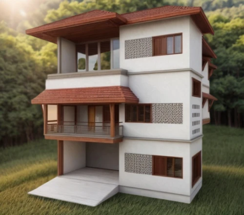 cube stilt houses,cubic house,miniature house,3d rendering,sky apartment,model house,cube house,wooden house,two story house,block balcony,small house,japanese architecture,build by mirza golam pir,smart home,timber house,frame house,bee house,stilt houses,stilt house,eco-construction