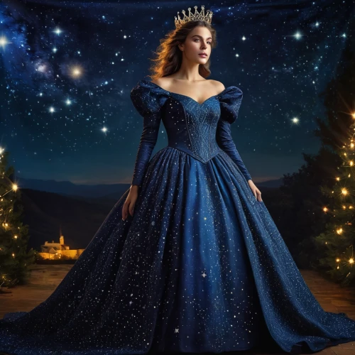 celtic woman,cinderella,queen of the night,the snow queen,blue enchantress,ball gown,winterblueher,princess sofia,elsa,trisha yearwood,princess anna,lady of the night,suit of the snow maiden,fantasy picture,christmas woman,winter dress,enchanting,maureen o'hara - female,hoopskirt,christmasstars,Photography,General,Natural
