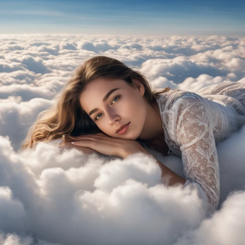 above the clouds,fall from the clouds,girl lying on the grass,cumulus cloud,sky,cloud image,cumulus,angel girl,cloud play,cumulus clouds,dreaming,about clouds,mystical portrait of a girl,angelic,angel,cloud mood,sky rose,portrait photography,relaxed young girl,yogananda,Photography,General,Natural