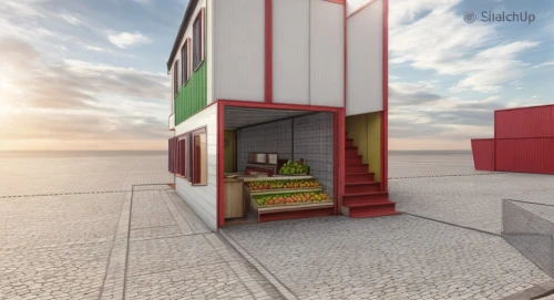 shipping containers,shipping container,cubic house,3d rendering,vending machines,cube stilt houses,vending machine,soda machine,cargo containers,store fronts,cube house,prefabricated buildings,archidaily,lifeguard tower,render,block balcony,beach hut,3d render,3d rendered,door-container,Common,Common,Natural