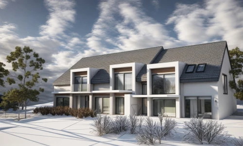 snow roof,danish house,winter house,3d rendering,dunes house,housebuilding,modern house,new housing development,residential house,inverted cottage,timber house,snow house,frisian house,smart house,house hevelius,scandinavian style,townhouses,cubic house,render,exzenterhaus,Architecture,General,Modern,Creative Innovation