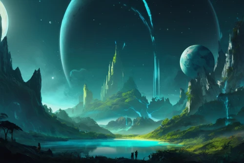 fantasy landscape,futuristic landscape,alien planet,alien world,lunar landscape,fantasy picture,fantasy art,planet eart,terraforming,space art,planet,sci fiction illustration,world digital painting,fantasy world,scifi,sci fi,3d fantasy,exoplanet,planet alien sky,mushroom landscape,Conceptual Art,Fantasy,Fantasy 02