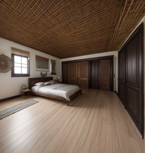 wood flooring,wood floor,wooden floor,hardwood floors,patterned wood decoration,japanese-style room,laminated wood,sleeping room,laminate flooring,modern room,parquet,room divider,guest room,bedroom,wooden wall,wooden planks,wood texture,flooring,loft,guestroom,Interior Design,Bedroom,Bohemia,Caribbean Bohemian