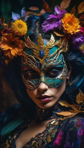 masquerade,venetian mask,the carnival of venice,fairy peacock,golden mask,asian costume,gold mask,masque,faery,sinulog dancer,headdress,faerie,fantasy portrait,girl in a wreath,peacock,kahila garland-lily,masks,fantasy woman,brazil carnival,balinese,Photography,Artistic Photography,Artistic Photography 08