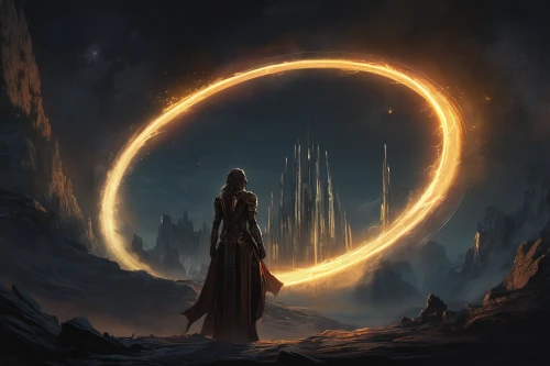 ring of fire,fire ring,rings,stargate,light bearer,time spiral,golden ring,circle,orb,lord who rings,a circle,ringed-worm,electric arc,wormhole,circular ring,portals,life is a circle,semi circle arch,portal,saturnrings,Conceptual Art,Fantasy,Fantasy 02