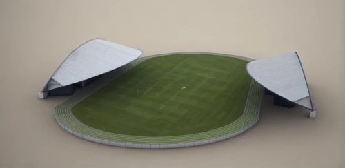 baseball stadium,baseball field,baseball diamond,helipad,football stadium,football field,oval forum,stadium falcon,tennis court,football pitch,soccer field,athletic field,turf roof,paddle tennis,oval,stadium,artificial turf,aerial view umbrella,sport venue,sports ground,Architecture,General,Modern,Creative Innovation