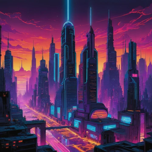 cyberpunk,futuristic landscape,fantasy city,cityscape,metropolis,colorful city,black city,city in flames,futuristic,city skyline,city cities,evening city,dystopian,sci fiction illustration,city at night,sky city,cities,tokyo city,sci-fi,sci - fi,Illustration,Children,Children 02