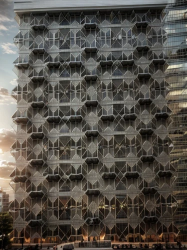 building honeycomb,lattice windows,glass facade,opaque panes,glass facades,glass building,honeycomb structure,honeycomb grid,lattice window,glass blocks,structural glass,row of windows,facade panels,glass pane,office block,office building,transparent window,block of flats,metal cladding,apartment block