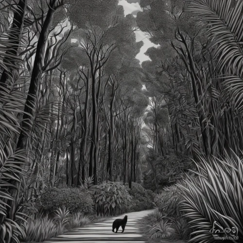 ursa major,cartoon forest,cão da serra de aires,dog illustration,palm forest,night stars,constellation wolf,black shepherd,animal silhouettes,moonlight cactus,star wood,forest of dreams,forest walk,black landscape,forest animals,night scene,canis panther,nocturnes,two palms,dog walking,Common,Common,Natural