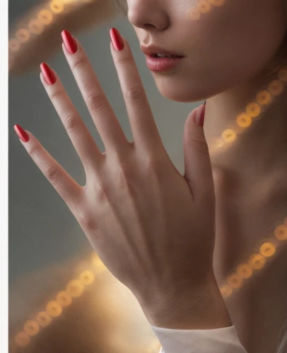 retouch,retouching,red nails,hand digital painting,woman hands,manicure,artificial nails,image manipulation,nail design,digital compositing,nail care,nail oil,nail polish,gold rings,fingernail polish,nails,beauty salon,photo manipulation,christmas gold and red deco,gold lacquer,Common,Common,Photography