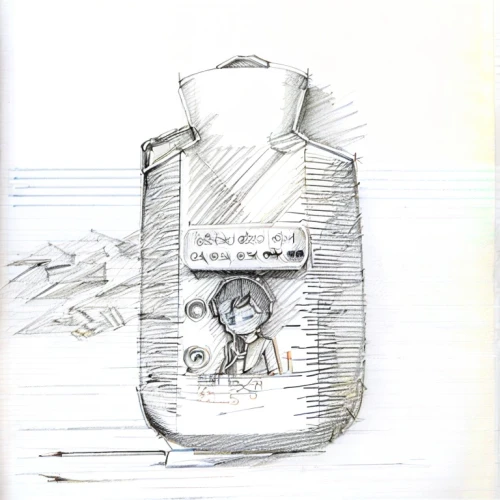 gas bottle,milk bottle,cd cover,telephone,bottle,wash bottle,isolated bottle,perfume bottle,bell jar,milk-carton,radio cassette,message in a bottle,poison bottle,camera illustration,telephone accessory,laboratory flask,empty bottle,cassette,cassette tape,radio device,Design Sketch,Design Sketch,Pencil Line Art