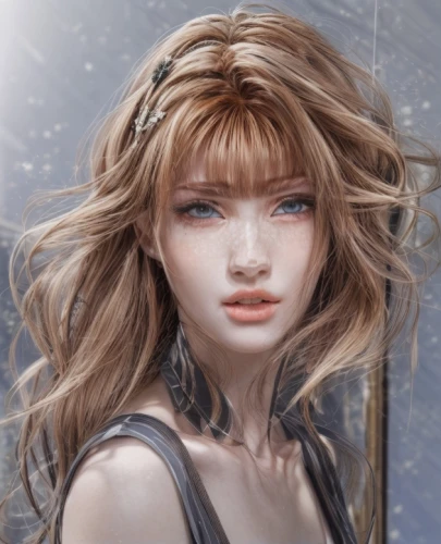realdoll,world digital painting,girl portrait,ice princess,female doll,fantasy portrait,the snow queen,digital painting,artist doll,doll's facial features,romantic portrait,portrait background,fashion doll,cinnamon girl,painter doll,white rose snow queen,girl doll,layered hair,jessamine,natural cosmetic