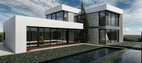 modern house,3d rendering,modern architecture,luxury property,landscape design sydney,dunes house,contemporary,cubic house,render,glass facade,luxury real estate,private house,residential house,luxury home,bendemeer estates,pool house,landscape designers sydney,cube house,frame house,holiday villa