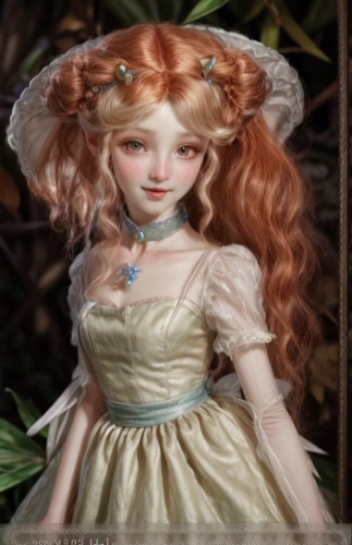 female doll,vintage doll,fairy tale character,dollhouse accessory,rosa 'the fairy,doll figure,eglantine,redhead doll,victorian lady,lilian gish - female,jessamine,doll paola reina,designer dolls,collectible doll,porcelain dolls,handmade doll,dress doll,cloth doll,painter doll,faery