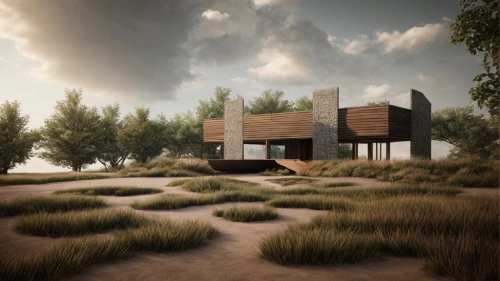 dunes house,3d rendering,cube stilt houses,wooden house,inverted cottage,timber house,corten steel,cubic house,render,cube house,stilt house,wooden hut,3d render,modern house,danish house,model house,house in the forest,straw hut,floating huts,landscape design sydney,Interior Design,Floor plan,Interior Plan,Japanese