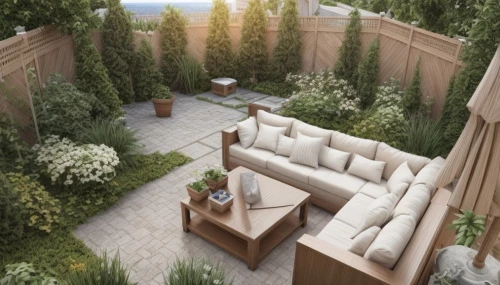 landscape design sydney,roof terrace,landscape designers sydney,garden design sydney,roof garden,balcony garden,roof landscape,climbing garden,3d rendering,garden furniture,block balcony,garden elevation,outdoor furniture,patio furniture,patio,outdoor sofa,heracleum (plant),terrace,wooden decking,sky apartment,Common,Common,Natural