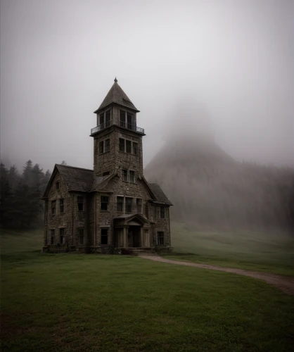 ghost castle,creepy house,the haunted house,witch house,haunted castle,haunted house,abandoned house,witch's house,haunted cathedral,abandoned place,lonely house,abandoned places,abandoned,haunted,house in mountains,lostplace,foggy landscape,house in the mountains,black church,ghost town
