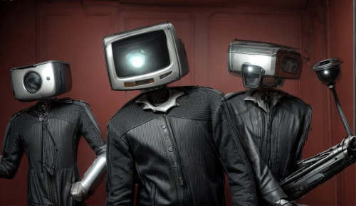 skillet,random access memory,electronic music,television,cybernetics,streampunk,mute,signal head,rock band,welders,devices,helmets,tv channel,cabal,muse,individuals,robotic,capital cities,electronic,robots,Common,Common,Natural