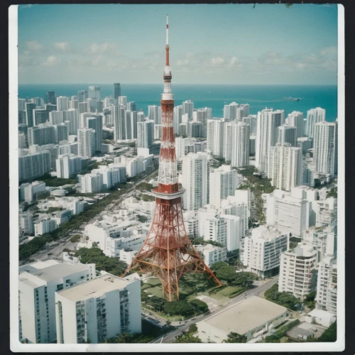 sky tree,tokyo tower,tokyo sky tree,television tower,lubitel 2,cellular tower,tokyo,honolulu,tokyo ¡¡,sky tower,electric tower,tilt shift,fukuoka,year of construction 1954 – 1962,high-rises,color image,radio tower,image editing,japanese architecture,vedado,Photography,Documentary Photography,Documentary Photography 03