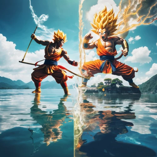 goku,dragonball,dragon ball z,dragon ball,son goku,monsoon banner,ramayana,wind warrior,shaolin kung fu,nine-tailed,cg artwork,warrior east,digital compositing,fantasy picture,warriors,ramayan,game art,dragon slayers,god shiva,kame sennin,Photography,Artistic Photography,Artistic Photography 07