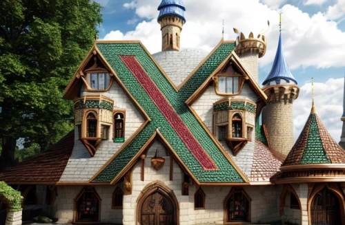 fairy tale castle,fairytale castle,fairy tale castle sigmaringen,whipped cream castle,the gingerbread house,bach knights castle,transylvania,gingerbread house,gold castle,medieval castle,magic castle,medieval architecture,knight's castle,maulbronn monastery,grand master's palace,sinaia,mainau,russian folk style,disney castle,hluboka castle,Realistic,Movie,Enchanted Castle