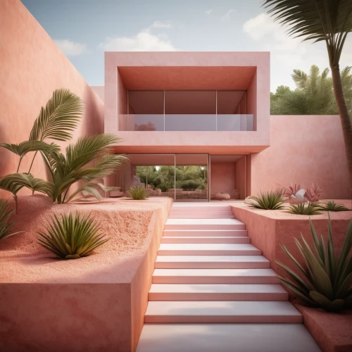 3d rendering,cubic house,dunes house,3d render,pink squares,render,tropical house,3d rendered,mid century house,hacienda,roof landscape,modern house,cube house,archidaily,virtual landscape,modern architecture,geometric style,digital compositing,courtyard,contemporary,Unique,3D,Toy
