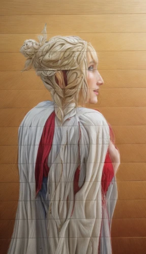 blonde woman,fantasy portrait,fantasy woman,woman of straw,bodypainting,sci fiction illustration,woman thinking,blond girl,suit of the snow maiden,blonde girl,cg artwork,chalk drawing,rapunzel,celebration cape,portrait background,heroic fantasy,world digital painting,fantasy art,red cape,the blonde in the river,Common,Common,Natural