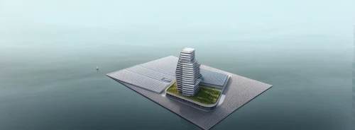 skyscraper,the skyscraper,a sinking statue of liberty,skyscrapers,artificial island,skyscraper town,stalin skyscraper,offshore wind park,sky space concept,transamerica pyramid,1wtc,1 wtc,3d rendering,crane vessel (floating),steel tower,inverted cottage,obelisk,cellular tower,residential tower,burj,Architecture,General,Modern,Elemental Architecture