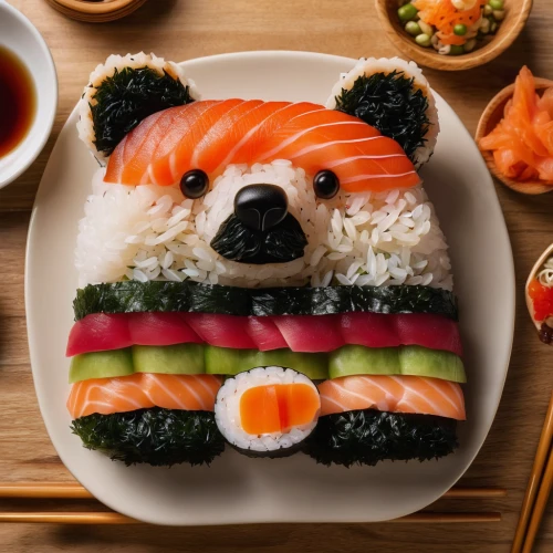 sushi art,sushi plate,kawaii food,sushi roll,sushi,salmon roll,bento,sushi roll images,sushi rolls,sushi japan,sushi set,bento box,japanese cuisine,kawaii foods,one rice roll,fish roll,california roll,salmon-like fish,maki roll,japanese food,Photography,General,Natural