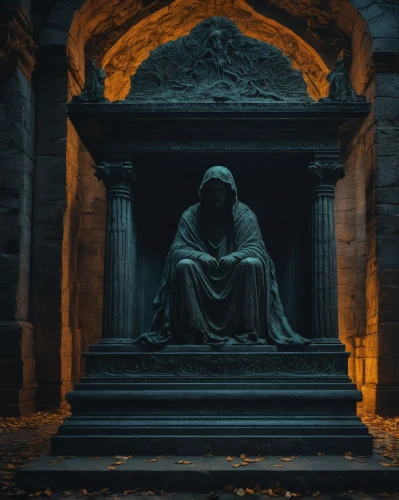 sepulchre,the death of socrates,crypt,woman praying,mausoleum,christopher columbus's ashes,classical antiquity,antiquity,tombs,man praying,praying woman,weeping angel,of mourning,mausoleum ruins,pietà,the abbot of olib,the prophet mary,stone statues,resting place,haunted cathedral